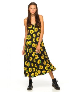 Sleeveless Sunflower Dress