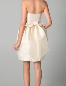 Strapless Back Bow Dress