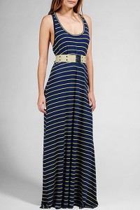 Striped Tank Maxi Dress