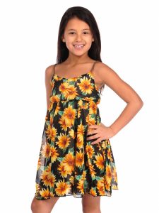 Sunflower Dress for Kids