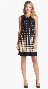 Tahari Polka Dot Dress