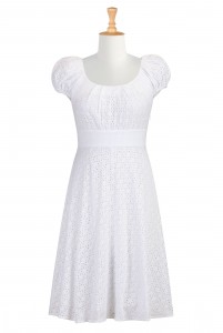 White Eyelet Dress