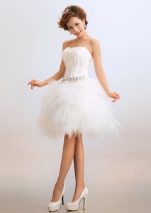 White Feather Dress