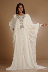 White Kaftan Dress