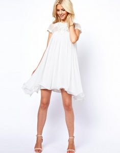 White Swing Dress