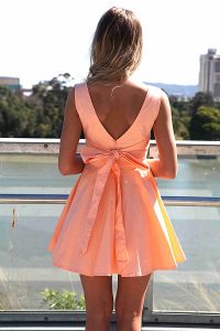 Women Bow Back Dress