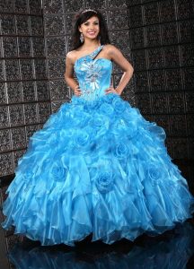 Aqua Blue Quinceanera Dresses