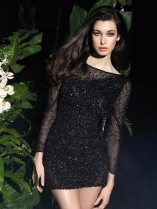 Black Long Sleeve Cocktail Dress