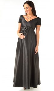 Black Maternity Evening Dress