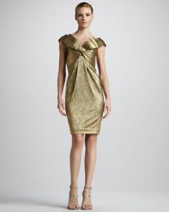 Gold Dress Cocktail