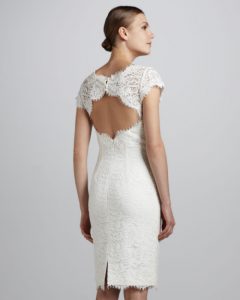 Lace Cocktail Dress White