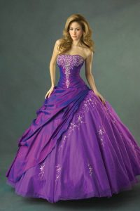 Purple Dama Dresses for Quinceanera