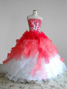 Quinceanera Dresses Red and White