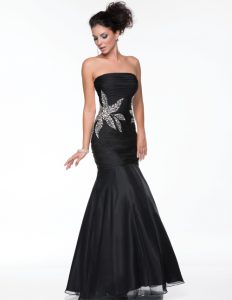 Black Mermaid Prom Dress