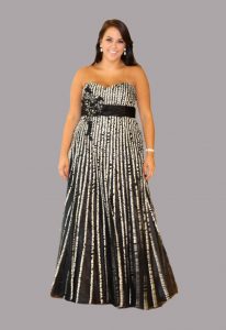 Black Plus Size Prom Dresses