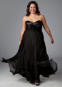 Black Plus Size Wedding Dresses