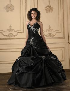 Black Quinceanera Dress