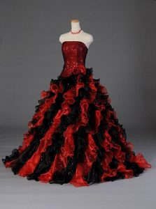 Black and Red Quinceanera Dresses