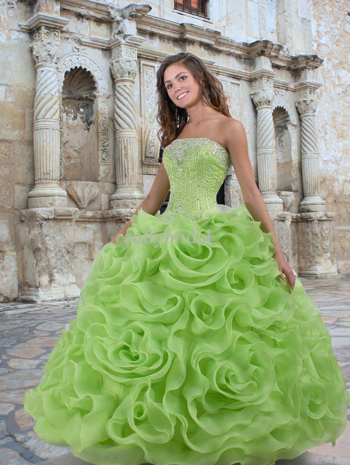 Green Quinceanera Dresses | DressedUpGirl.com