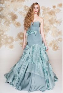 Ice Blue Wedding Dress