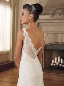 Lace Backless Wedding Dresses