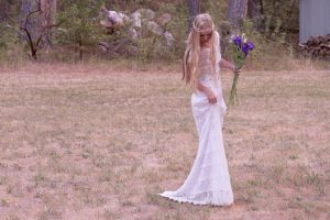 Lace Bohemian Wedding Dress