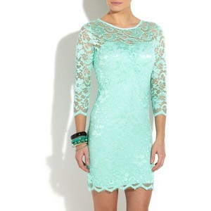 Lace Mint Green Dress