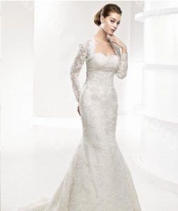 Long Sleeve Mermaid Wedding Dresses