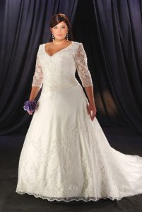 Long Sleeve Plus Size Wedding Dresses