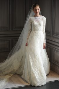 Long Sleeved Lace Wedding Dress