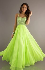 Neon Green Quinceanera Dresses