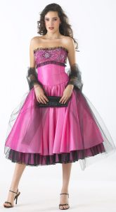 Pink and Black Wedding Dresses