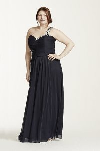 Plus Size Black Prom Dresses