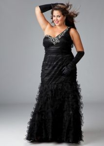 Plus Size Black Wedding Dresses