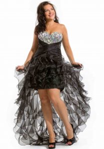 Plus Size High Low Prom Dresses