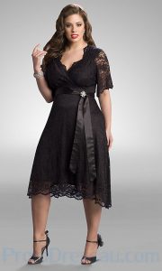 Plus Size Prom Dresses with Sleeves