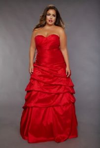 Plus Size Red Wedding Dresses