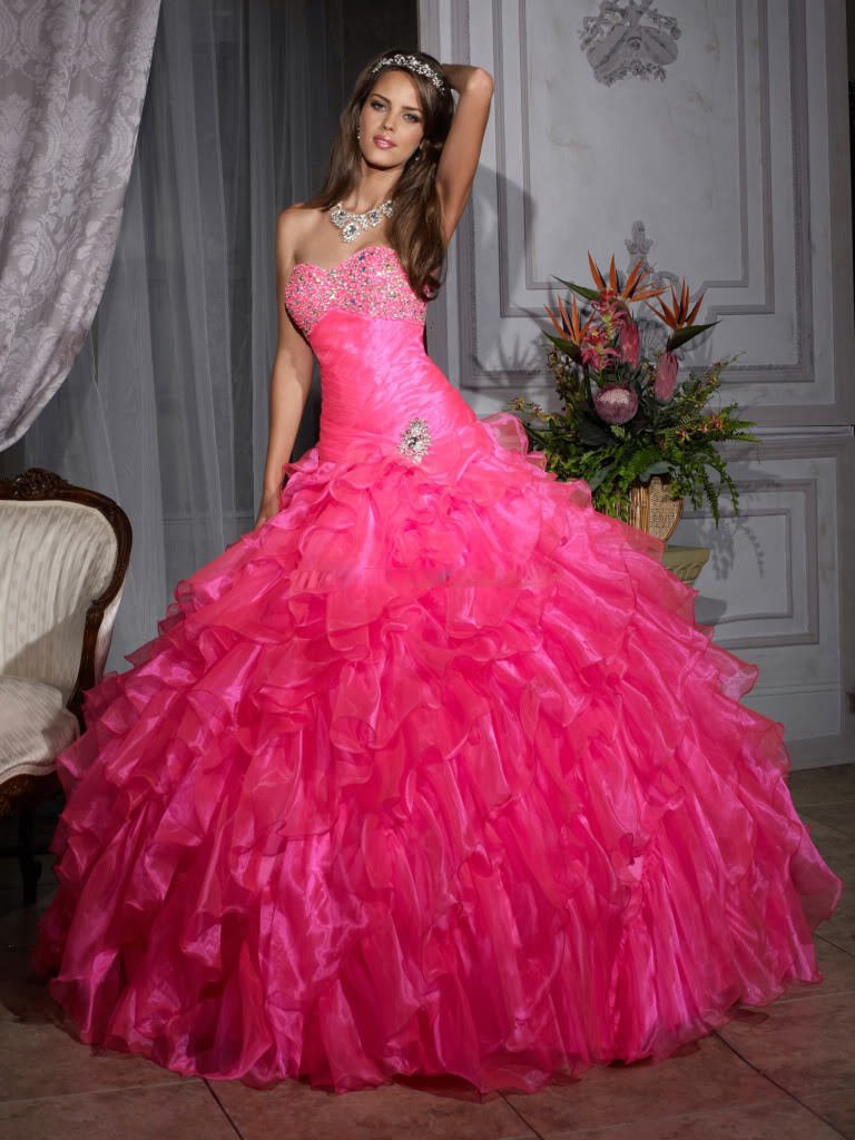 pink xv dresses