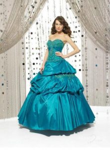 Quinceanera Teal Dresses