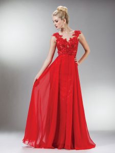 Red Lace Prom Dress