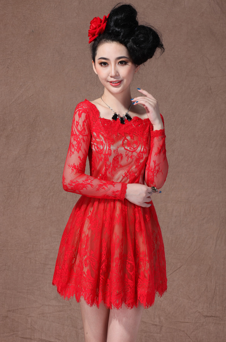 Red Lace Dress | Dressed Up Girl