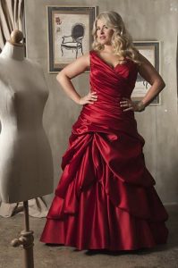 Red Wedding Dresses Plus Size