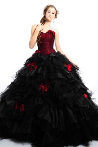 Red and Black Quinceanera Dresses