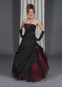 Red and Black Wedding Dresses