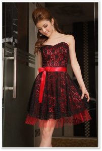 Red and Black Wedding Dresses