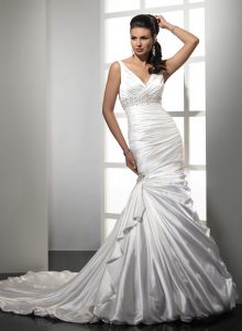 Satin Mermaid Wedding Dress