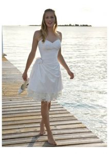 Short Beach Wedding Dresses