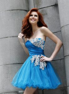 Short Blue Prom Dresses