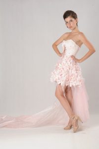 Short Pink Wedding Dresses