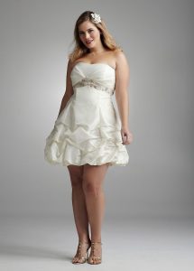 Short Plus Size Wedding Dresses